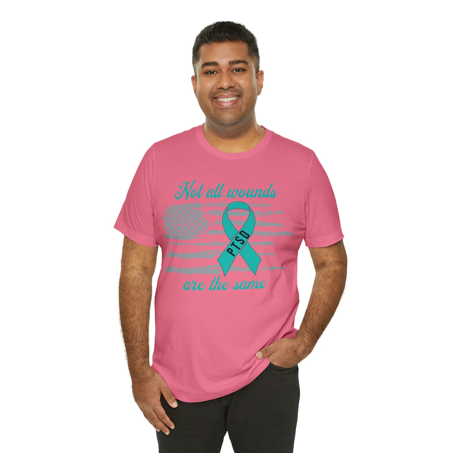 Not All Wounds Are The Same T-Shirt | PTSD Awareness Tee | Supportive and Thoughtful Gift | Unisex Sizing | Soft and Comfortable Material