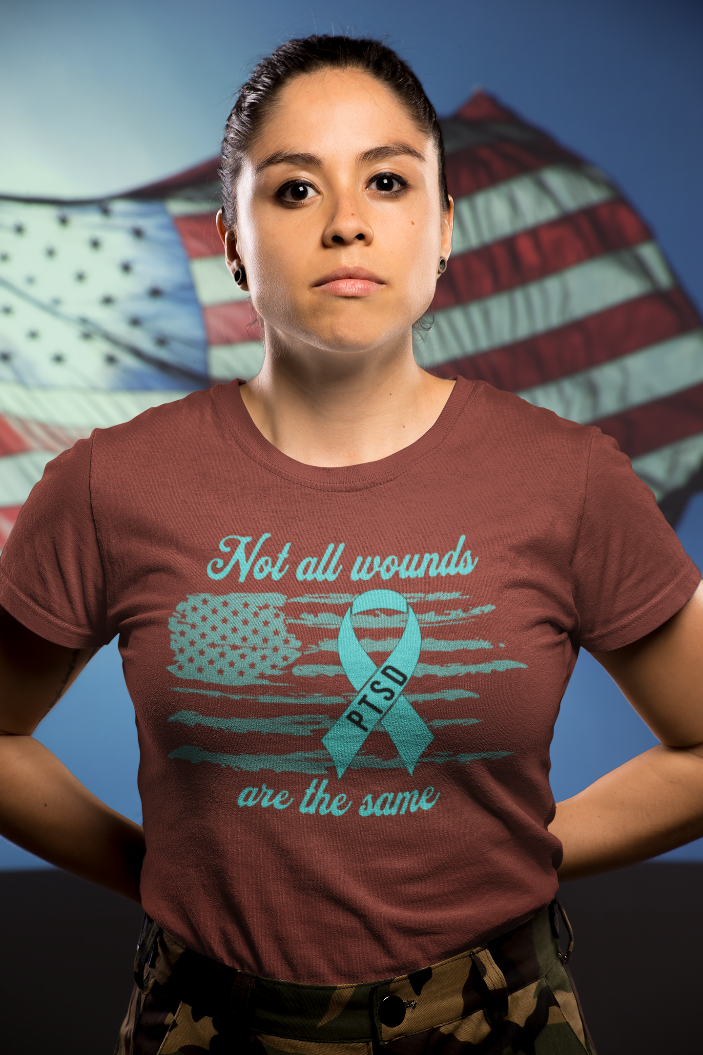 Not All Wounds Are The Same T-Shirt | PTSD Awareness Tee | Supportive and Thoughtful Gift | Unisex Sizing | Soft and Comfortable Material